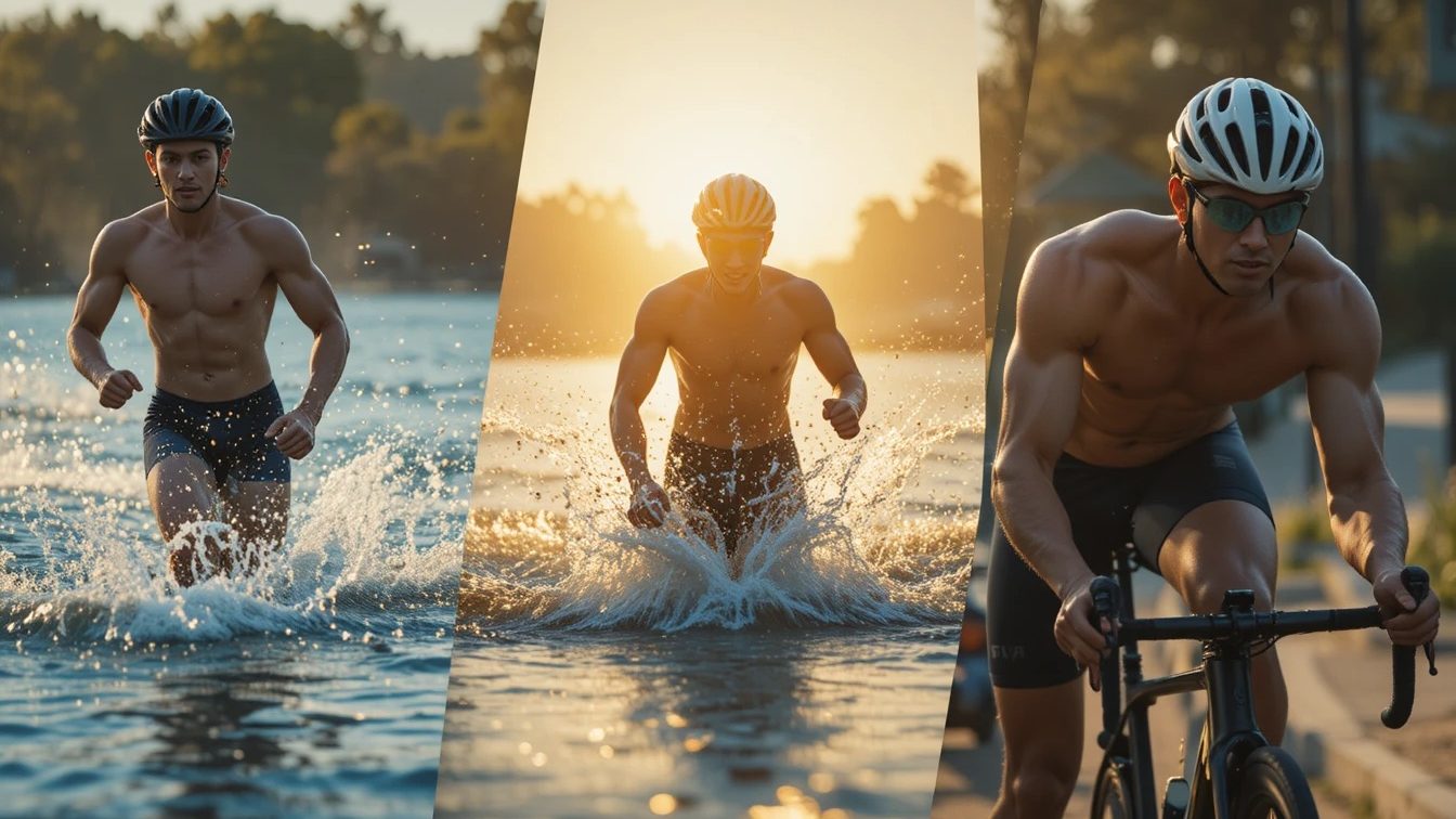Как сочетать бег, плавание и велосипед